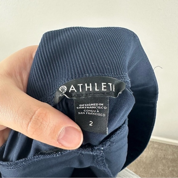 Athleta Dark Blue Brooklyn Ankle Athleisure Casual Pants Size 2 - Picture 5 of 8